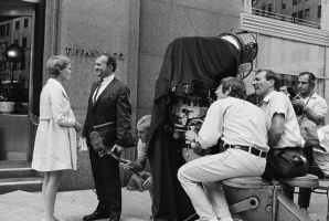 Mia Farrow Roman Polanski on set of Rosemary's Baby